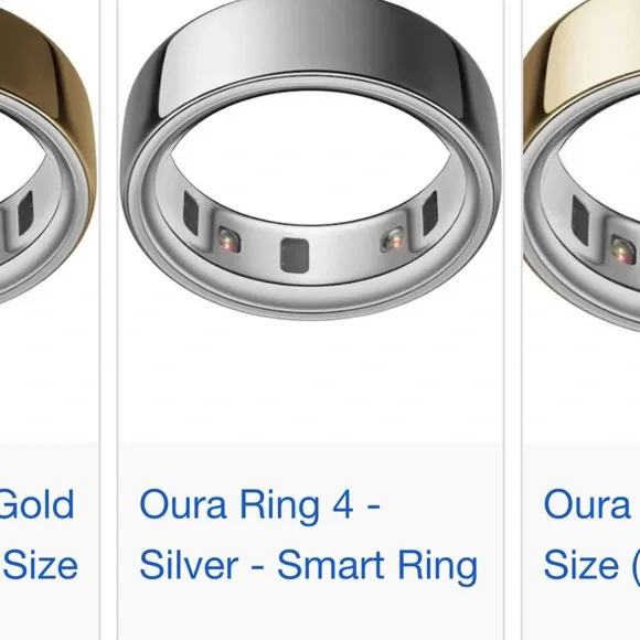 Oura Silver Smart Ring gen 4 size 6 - Picture 1 of 1